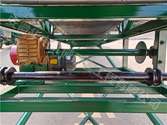 Transmission part of the belt conveyor